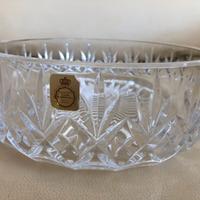 Elegante centro tavola di cristallo 20cm diametro.