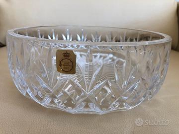 Elegante centro tavola di cristallo 20cm diametro.