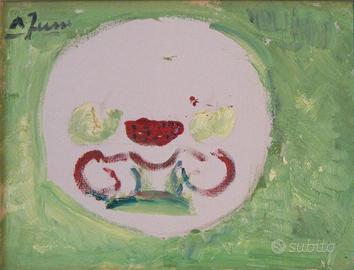 ACHILLE FUNI -  Frutti su un piatto