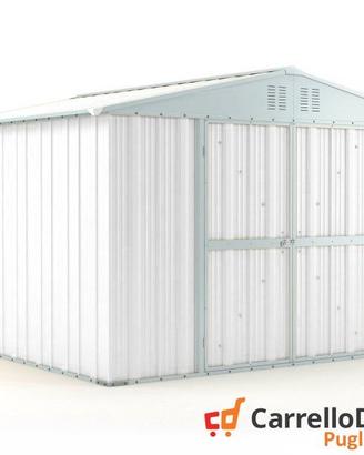 Box struttura lamiera Acciaio 327x307cm bianco