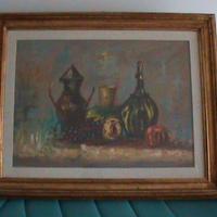 QUADRO DI SERGIO TURI “NATURA MORTA” ANNI 70