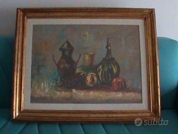 QUADRO DI SERGIO TURI “NATURA MORTA” ANNI 70