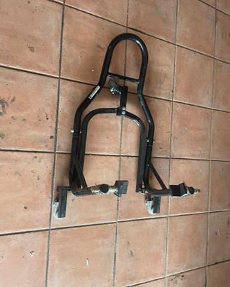 Cavalletto posteriore moto con rotelle