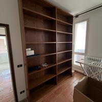 Libreria in noce massello