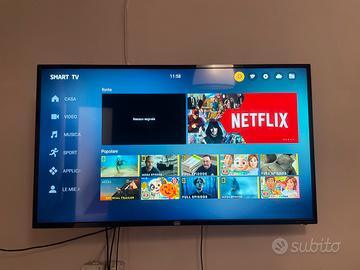 Televisione smart tv 43 pollici