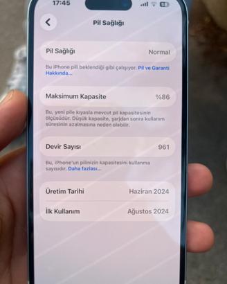 İphone 15 normale