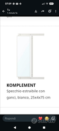 Specchio porta gioie