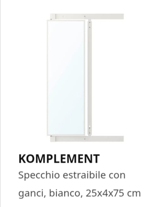 Specchio porta gioie