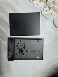 SSD kingston 128 gb con case rigido esterno