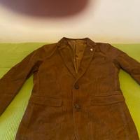 Blazer da Uomo Giacca di Velluto Retro