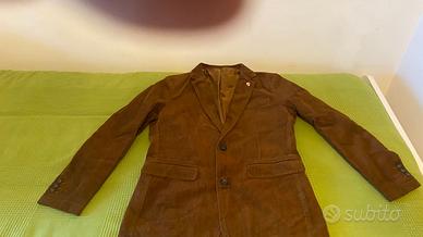 Blazer da Uomo Giacca di Velluto Retro