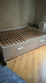 Letto matrimoniale brimnes ikea