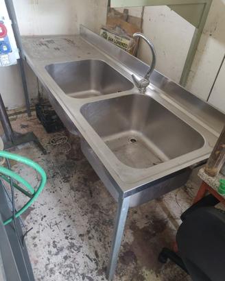 Lavandino professionale inox