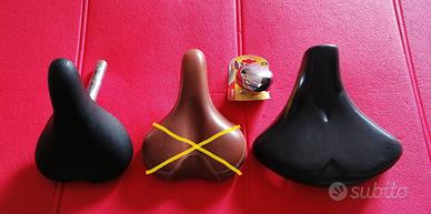 2 Selle + Campanello Acciaio + Ruota Completa 28”