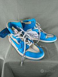 Nike x Off-White Air Jordan 1 High UNC - Taglia 46