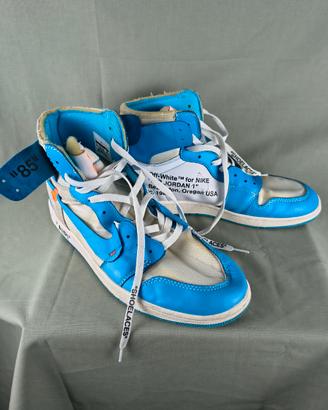 Nike x Off-White Air Jordan 1 High UNC - Taglia 46
