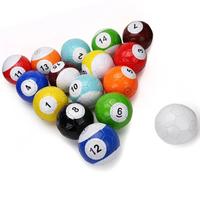 Set palloni calciobiliardo mis. 5 snookball cuoio