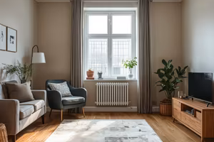 Bilocale arredato con balcone a 680 spese incluse