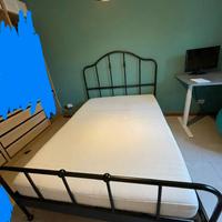 LETTO IN METALLO FERRO NUOVO CON MATERASSO SFODERA