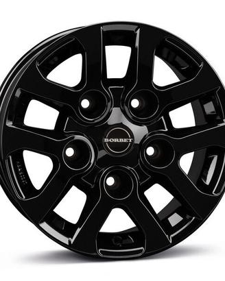 Cerchi in lega Borbet LD BG 8x16 Land Rover