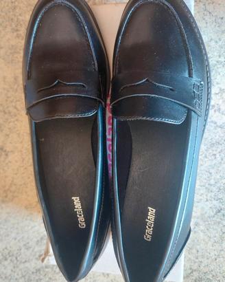 mocassini uomo nero n40 Graceland