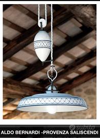 Lampadario ceramica Aldo Bernardi