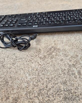 Tastiera HP tipo QUERTY per PC connettore USB