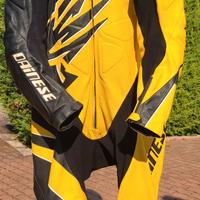 Tuta Intera Da Pista Dainese Tg. 52 Giallo Nero