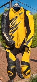 Tuta Intera Da Pista Dainese Tg. 52 Giallo Nero
