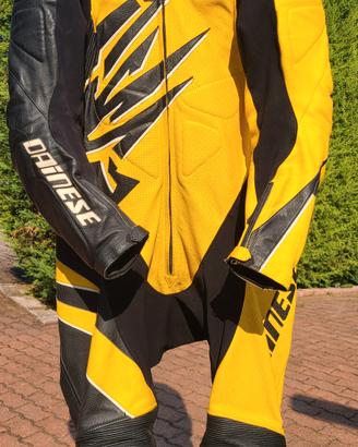 Tuta Intera Dainese Izalco Tg. 52 Giallo Nero