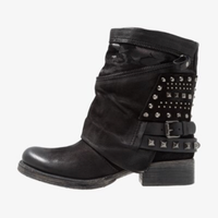 Stivali texani biker neri Mjus 39 donna in pelle