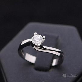 GIORGIO VISCONTI SOLITARIO ORO BIANCO 18KT