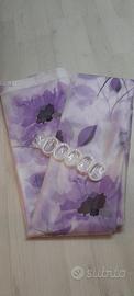 Tenda doccia PVC 200x170 - fiori lilla