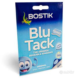 Blu Tack Bostik Colla Pasta Blue riutilizzabile 4p