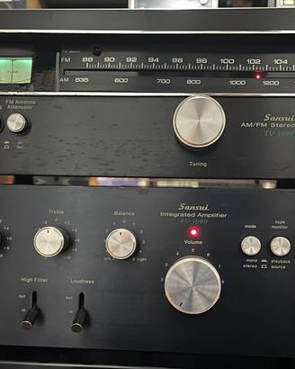 Sansui AU-3900 amplificatore Sansui TU-3900 tuner
