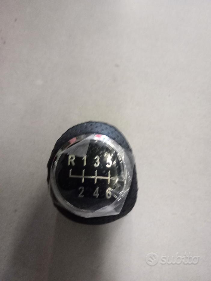 Pomello Cambio Citroen C3 2003-2009 - Kit 5 Marce Con Cuffia In Similpelle, Nero, OEM 2403CV - Foto 14