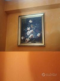 Quadro caravaggio con vaso frutta