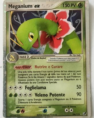 Meganium ex  forze segrete n.206/115  Holo