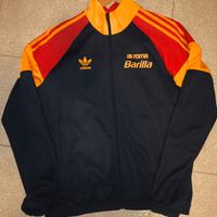 Felpa Adidas Originals As Roma tg S con zip