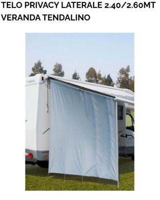 2 teli laterale per tendalino camper 