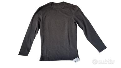 T-Shirt Tezenis manica lunga uomo grigio scuro - T