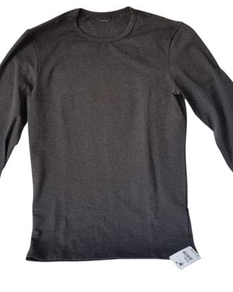 T-Shirt Tezenis manica lunga uomo grigio scuro - T