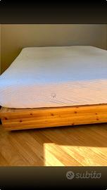 Struttura letto Ikea + materasso memory