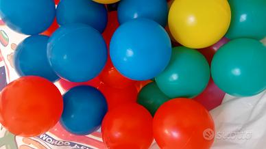 60 palline piscina vari colori multiuso diametro60