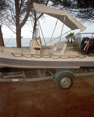 gommone g48 5 metri  con  mercury 40 cv 4 t
