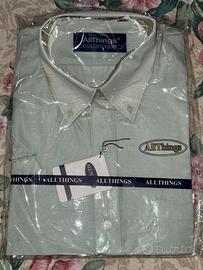 Camicia Uomo AllThings Nuova Verde Salvia         