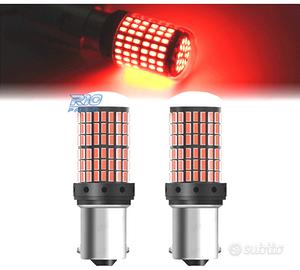 LED LAMPADINE BA15S CANBUS ROSSE
