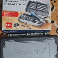 Set chiave a cricco 53 pezzi powerfix
