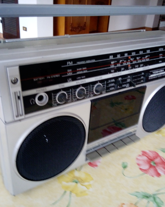 Radio cassette vintage Toshiba