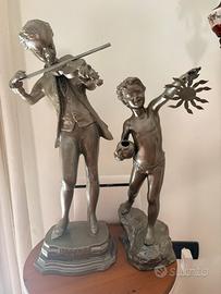 Coppia di statue decorative